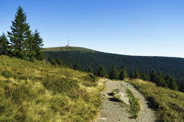 Praděd Mountain is the highest mountain in Moravia, Peter's stones are part of the National Nature Reserve Praděd.