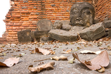 Ruins of ancient Buddha