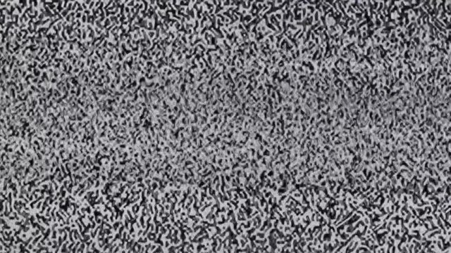 Television static noise, black, white
