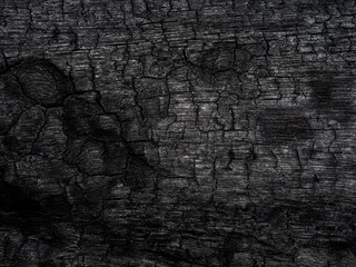 Close up Surface of charcoal