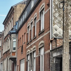 Straßenzeile in Limbourg, Belgien