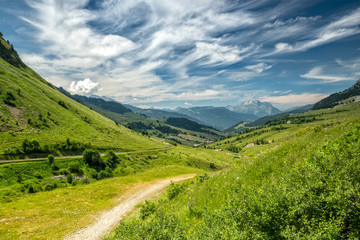 Fototapeta na wymiar Alpenstraße Frankreich, Route des Grandes Alpes