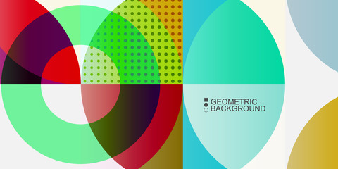 Geometric colorful abstract background