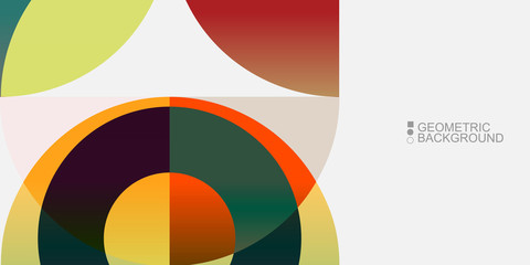 Obraz premium Geometric colorful abstract background