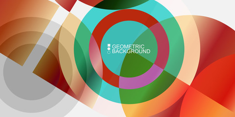 Geometric colorful abstract background