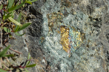 Grossglockner landscape, sparkling rock