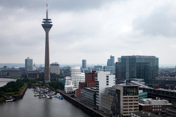 Obraz premium Blick auf Düsseldorf