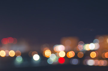 night city light background bokeh boke blurred abstract night city