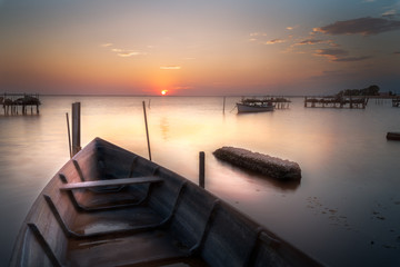 Fototapeta premium Lesina e il suo lago