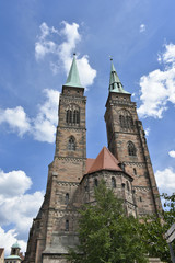 Fototapeta na wymiar église Saint-Sébald (Nuremberg)