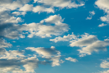 Blue sky with clouds background