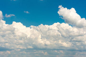 Blue sky with clouds background
