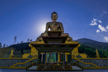 The Buddha Dordenma or the Buddha Point in thimphu, Bhutan