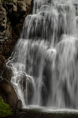 Fototapeta na wymiar Gibbon Falls detail