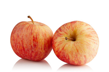 two red apples