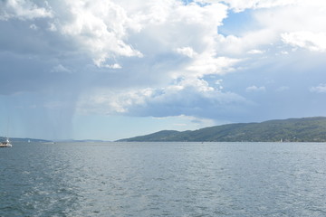 Blick von Drobak auf den Oslofjord - Norwegen, Drøbak