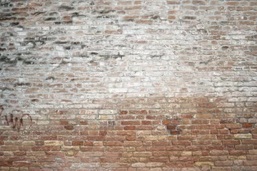 Fototapete Rund alte Backsteinmauer © Yury Zap