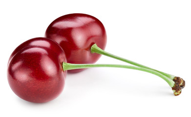 cherry isolated on white