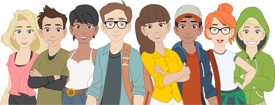 Student Cartoon Images – Browse 377,706 Stock Photos, Vectors, and Video |  Adobe Stock