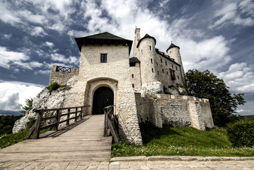 Fototapeta na wymiar Old castle in Bobolice, Poland
