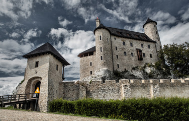 Fototapeta premium Old castle in Bobolice, Poland
