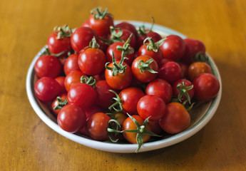 Cherry Tomatoes in Bowl