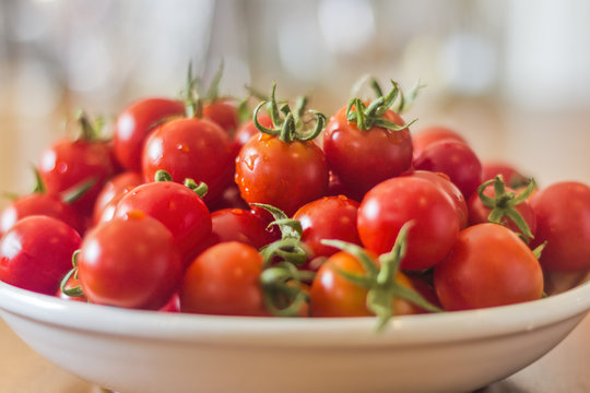 Cherry Tomatoes in Bowl