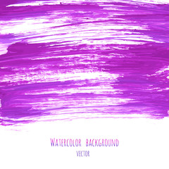 Ultra violet, purple, lilac grunge marble watercolor dry brush strokes texture hand paint on white background. Abstract acrylic pours, fluid art with stains, splashes. Oil frame, place for text, logo.
