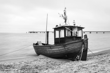 Fototapeta premium Old and typical fishing boat