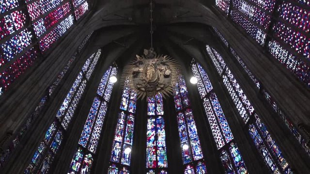 Stained Glass in Cathedral