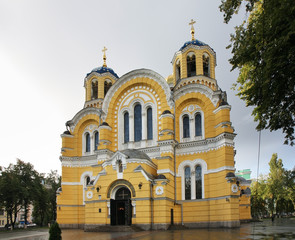 Fototapeta na wymiar Cathedral of St. Volodymyr in Kiev. Ukraine