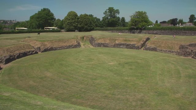 Caerleon Roman amphitheater