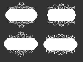 Vector illustration of old style label