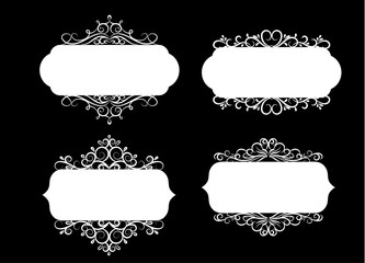 Vector illustration of old style label