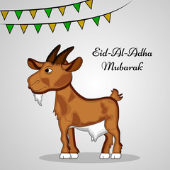 Illustration of background for the occasion of Muslim festival Eid-al-adha 