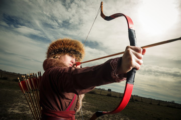 Traditional Female Archer