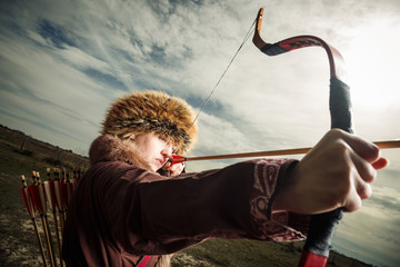 Traditional Female Archer