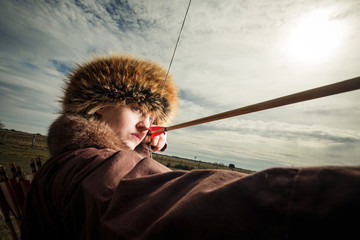 Traditional Female Archer