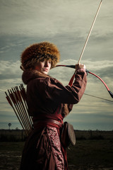 Traditional Female Archer