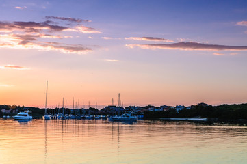 Banjole, Istria, Croatia - beautiful bay at sunrise