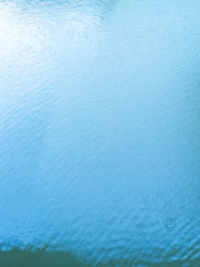 Rippling blue water by rain background