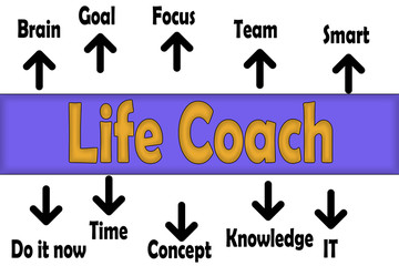 Life Coach Simply Tag cloud and Arrows