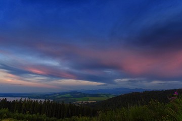 Obraz premium The last rays of the sun