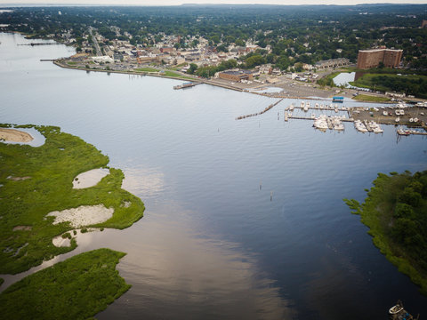 Aerial of  Keyport New Jersey