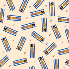 girl on towel in bikini illustration for background