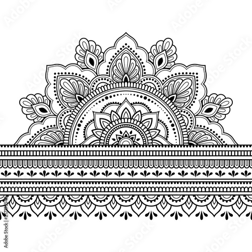 Download Mandala Border Svg Design - Layered SVG Cut File ...