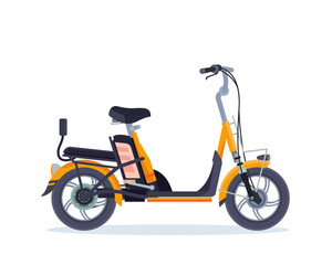 Fototapeta na wymiar Electric Bicycle Illustration