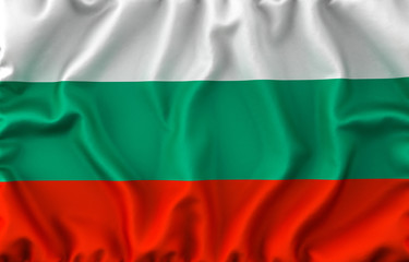 Bulgaria Waving Flag. 3D rendering