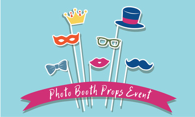 Photo booth props event, Photo booth props for weddings