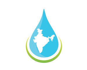 Obraz premium Modern Abstract India Business And Technology Logo